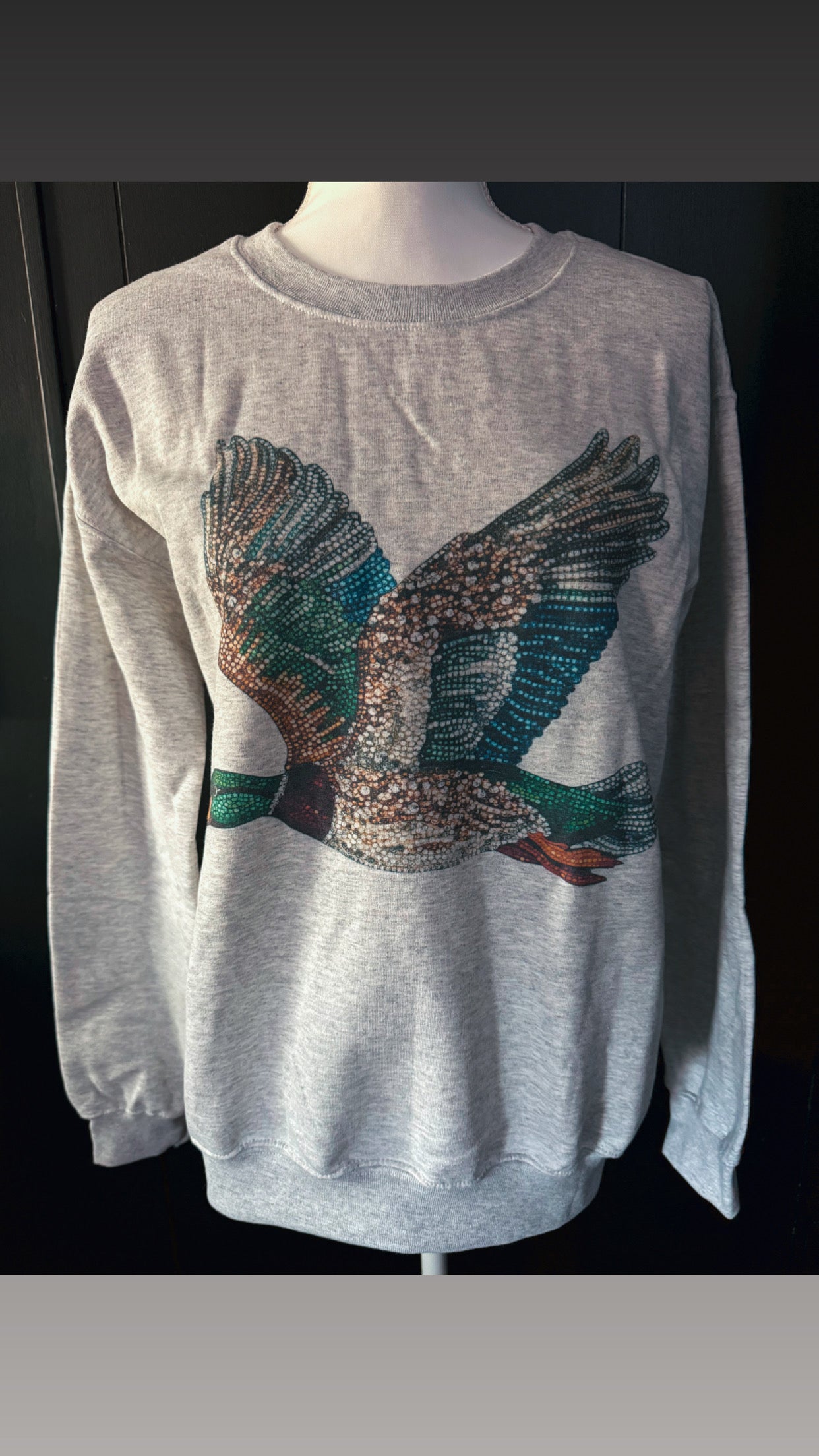Bedazzled Duck Crewneck