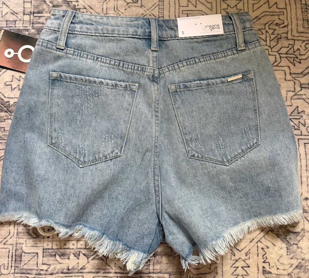 High Wasted Jean Shorts