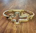 Cross Cuff Bracelet