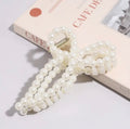Bow Pearl Clawclip