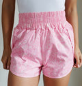 Pink camo shorts